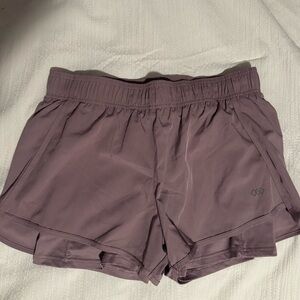 Purple/mauve athletic shorts